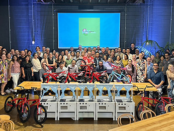 Bike build event for charity
