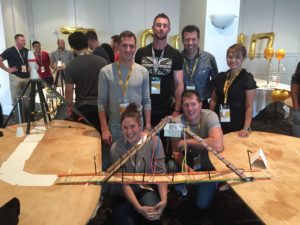 Bridge building for teamwork