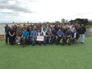 Charity Bike Building event