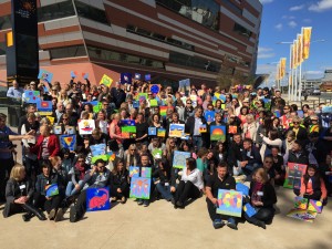 Team building painting